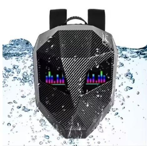 Sac à dos LED connecté pour moto