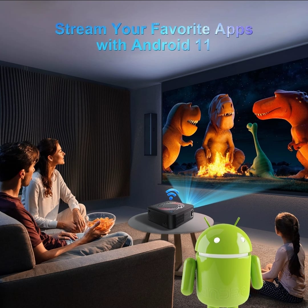 Vidéoprojecteur X5 – Home Cinéma Intelligent 1080P & Android