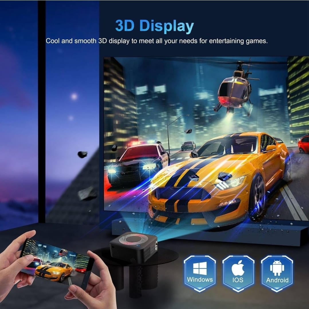 Vidéoprojecteur X5 – Home Cinéma Intelligent 1080P & Android